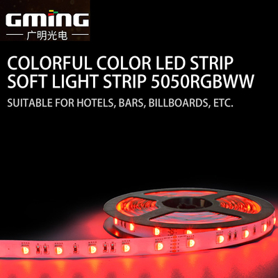 Tira de planejamento linear flexível da luz do RGB WW da luz de tira do diodo emissor de luz da baixa tensão 5050
