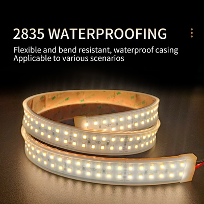 Tira Gotejamento SMD 2835 LED Fita Flexível Externo À Prova D' Água