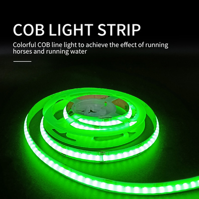 Fita LED impermeável COB 12V 5W controle remoto escurecimento para casa