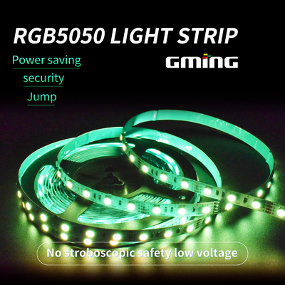 Tira de competência colorida da luz suave da engenharia de iluminação da corrediça de lanterna 5050RGB