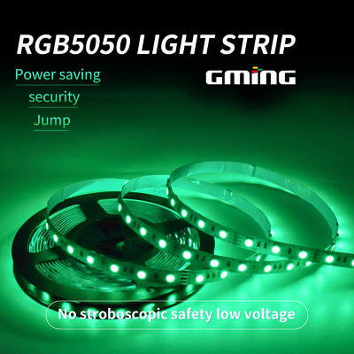 Luz de tira conduzida 5050 Rgb com controlo a distância impermeável de corrida colorido da lâmpada da barra