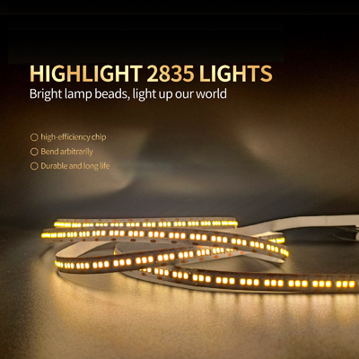 Hotel que ilumina luzes de tira conduzidas flexíveis da decoração do armário de exposição 2835 120Leds